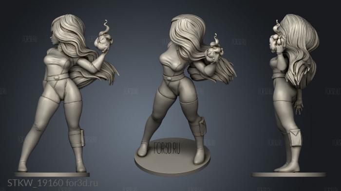 Shego Kim Possible 3d stl модель для ЧПУ