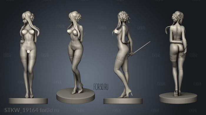 Shenhe Yor Forger NSFW stl model for CNC