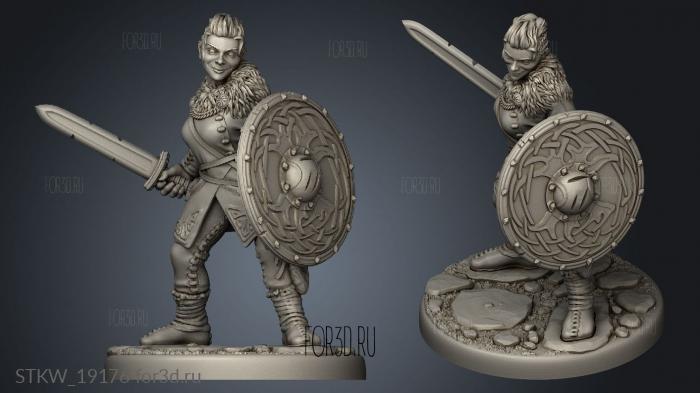 Shieldmaiden 3d stl модель для ЧПУ