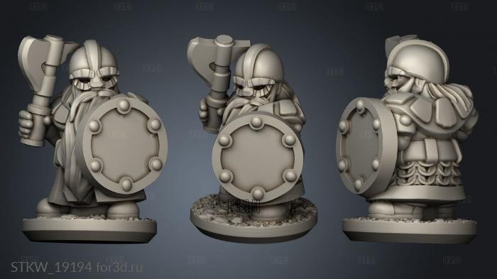 Shields warrior 3d stl модель для ЧПУ