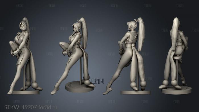 Shiranui Mai Chair downer 3d stl модель для ЧПУ