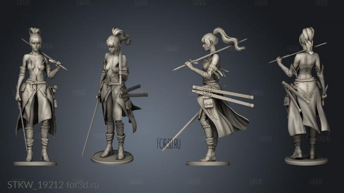 Shiwa Sword Master back skirt 3d stl модель для ЧПУ