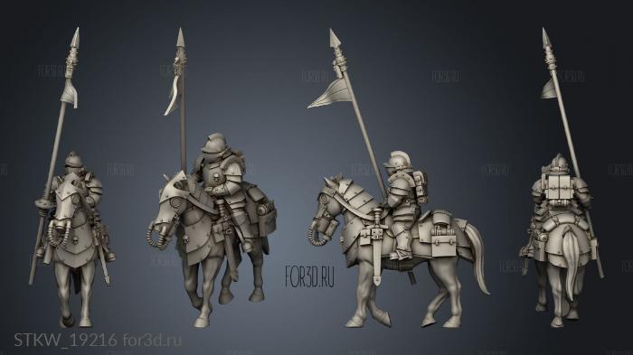 Shock Cavalry stl model for CNC