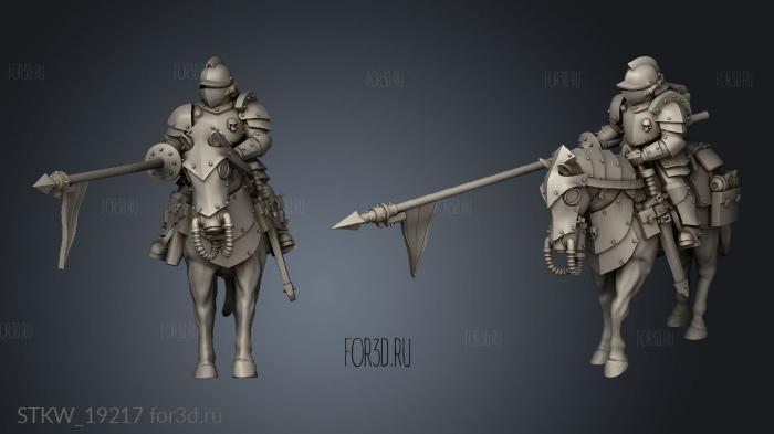 Shock Cavalry stl model for CNC