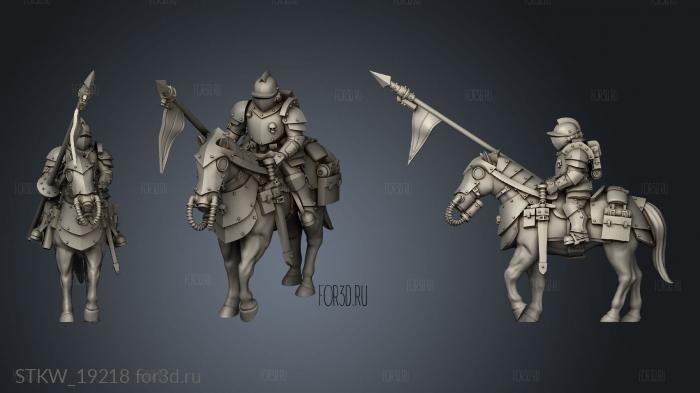 Shock Cavalry stl model for CNC