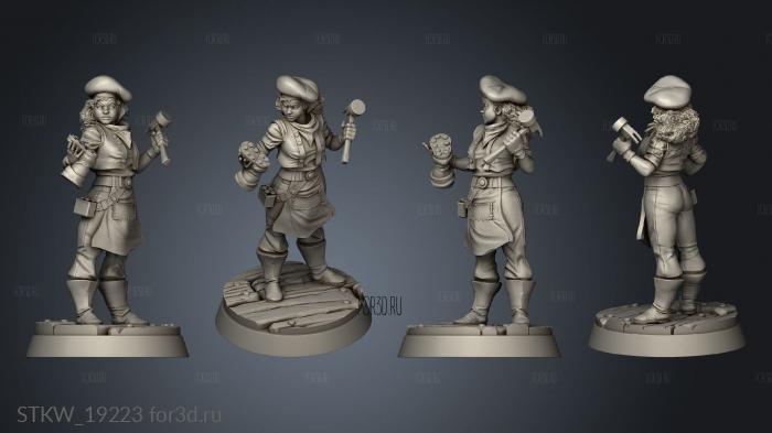 Merchant Shoemaker Female 3d stl модель для ЧПУ