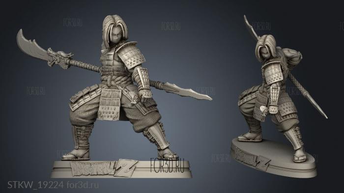 Shogun trunks stl model for CNC