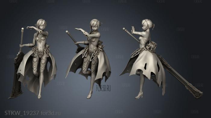 ALICE Snow White stl model for CNC