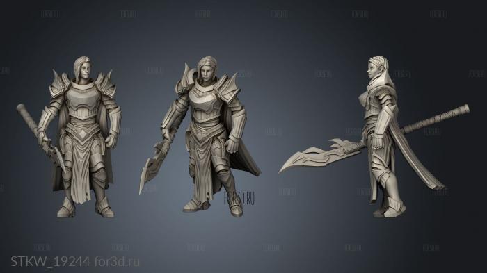 Paladin Wings stl model for CNC