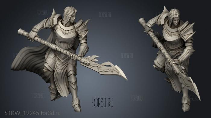 Paladin Wings stl model for CNC