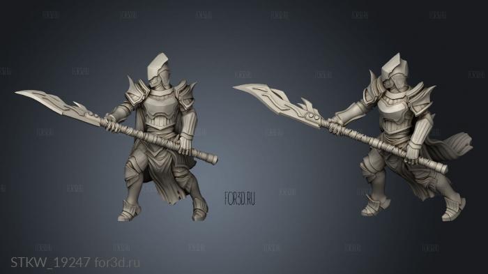 Paladin Wings Helm stl model for CNC