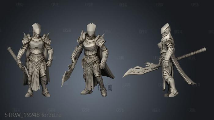 Paladin Wings Helm stl model for CNC