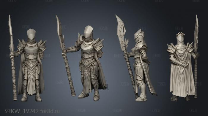 Paladin Wings Helm stl model for CNC