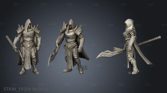 Paladin Wings Hood stl model for CNC