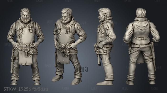 Side Quest Keeper stl model for CNC