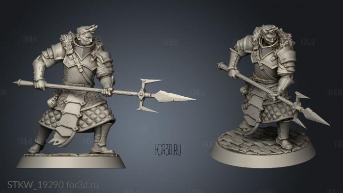 Sir Maddox Dragonbane Hunters stl model for CNC