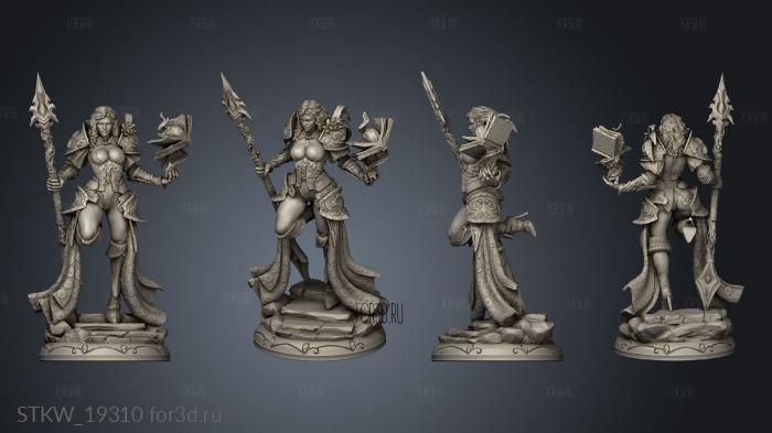 Dawn Mortana stl model for CNC