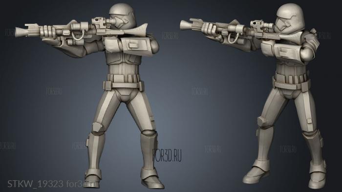 Troopers 3d stl модель для ЧПУ