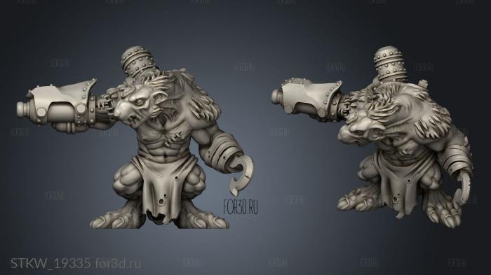 Rat Ogres stl model for CNC