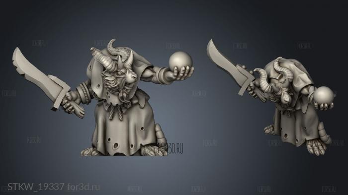 Rat Shaman stl model for CNC