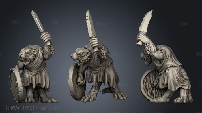 Ratfolk stl model for CNC