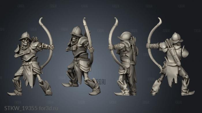 Skeleton Banner 3d stl модель для ЧПУ