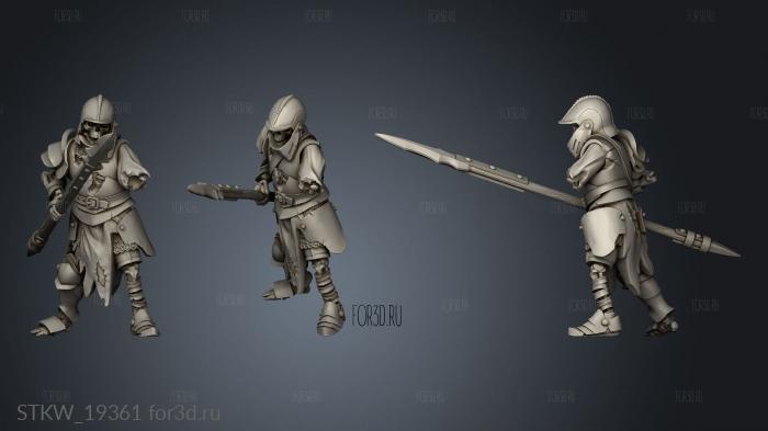 Skeleton Banner 3d stl модель для ЧПУ