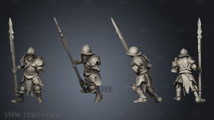 Skeleton Banner 3d stl модель для ЧПУ