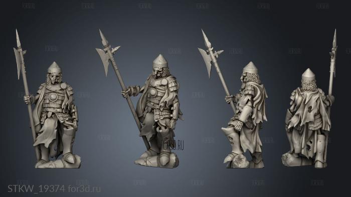 SKELETON GUARD CAPTAIN 3d stl модель для ЧПУ