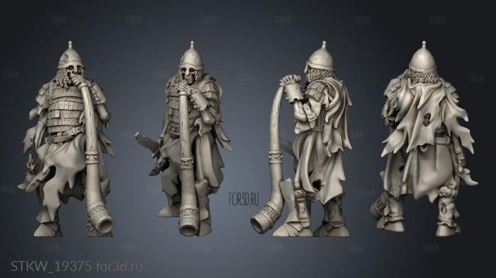 SKELETON GUARD MUSICIAN 3d stl модель для ЧПУ