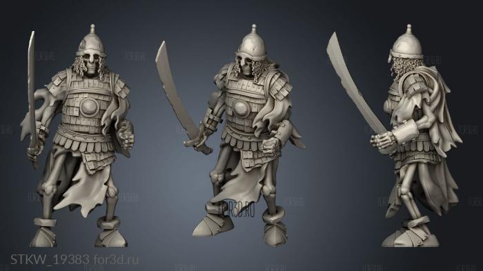 SKELETON GUARD SWORD 3d stl модель для ЧПУ