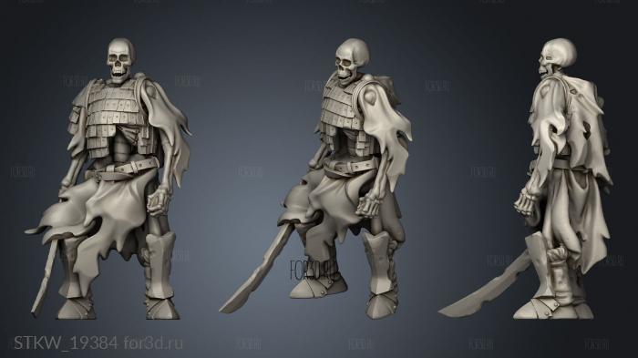 SKELETON GUARD SWORD 3d stl модель для ЧПУ