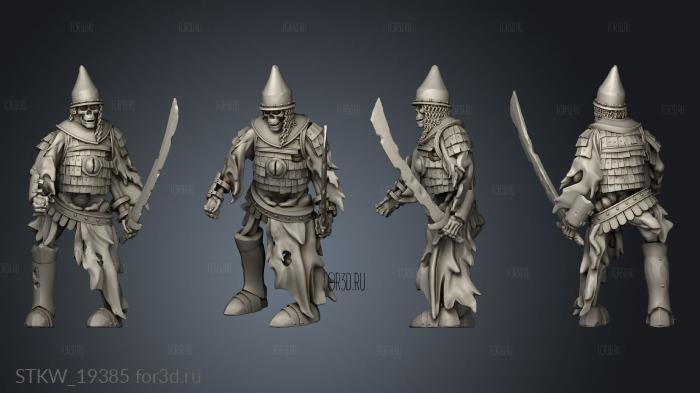 SKELETON GUARD SWORD 3d stl модель для ЧПУ