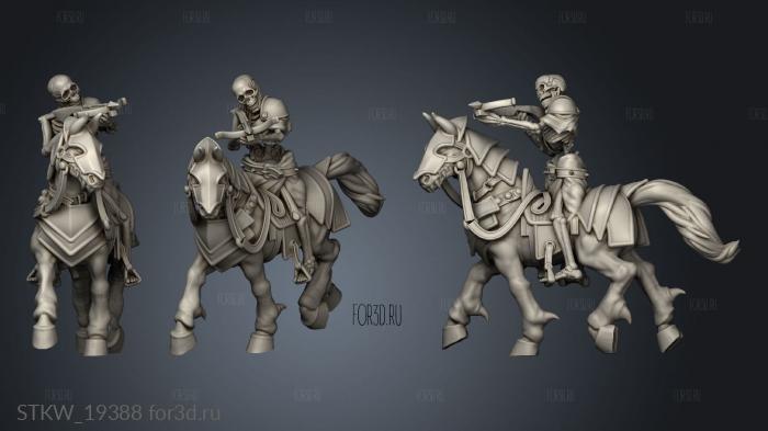 Skeleton Cavalry Crossbow stl model for CNC