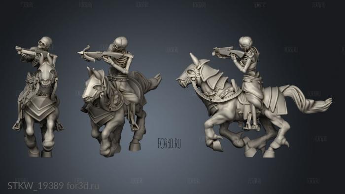 Skeleton Cavalry Crossbow stl model for CNC