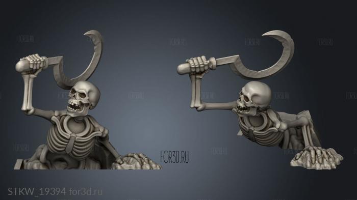 Skeleton Cling 3d stl модель для ЧПУ