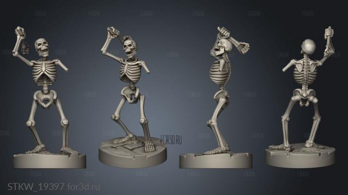 Skeleton stl model for CNC