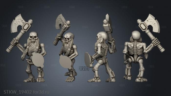 skeleton horde dwarf expansion 3d stl модель для ЧПУ