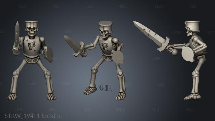 Skeleton Horsemen Rider 3d stl модель для ЧПУ