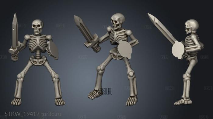 Skeleton Horsemen Rider 3d stl модель для ЧПУ