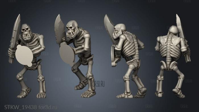 Skeleton Horde 3d stl модель для ЧПУ