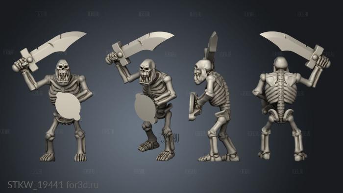 Skeleton Horde 3d stl модель для ЧПУ