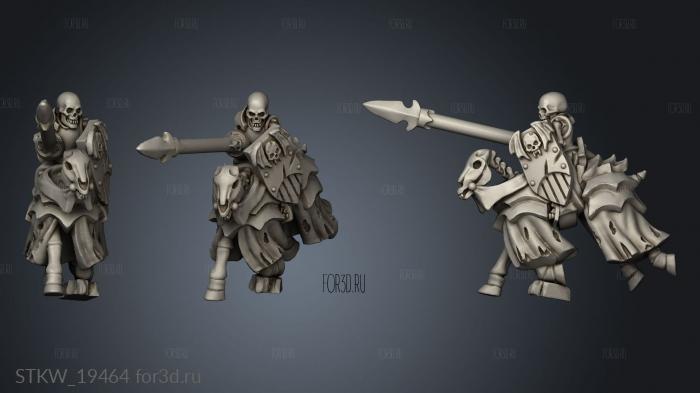 skeleton knight 3d stl модель для ЧПУ