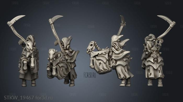 skeleton knight champion 3d stl модель для ЧПУ