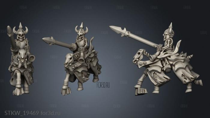 skeleton knight musician 3d stl модель для ЧПУ