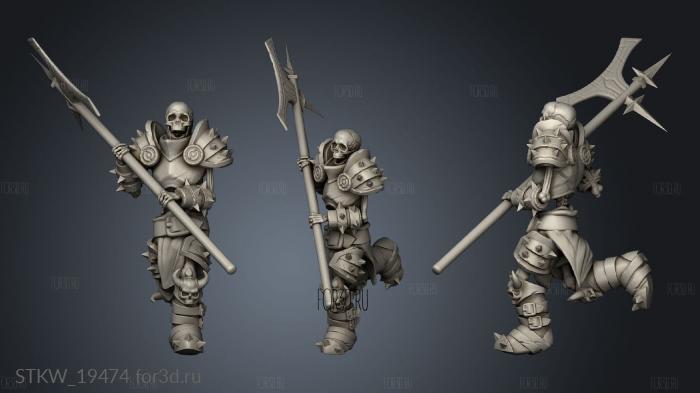 Skeleton Knight 3d stl модель для ЧПУ