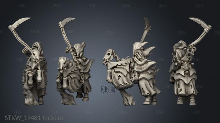 skeleton knight champion 3d stl модель для ЧПУ