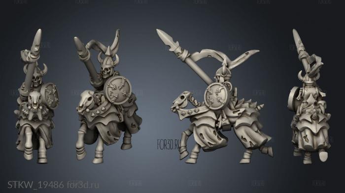 skeleton knight 3d stl модель для ЧПУ