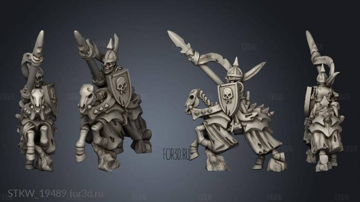 skeleton knight 3d stl модель для ЧПУ