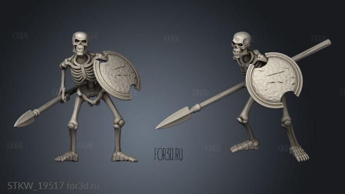 Skeleton Spean 3d stl модель для ЧПУ